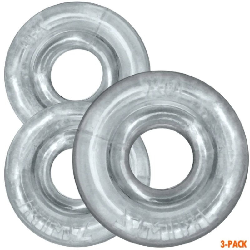 OXBALLS RIMRINGZ multi size 3-pack CLEAR