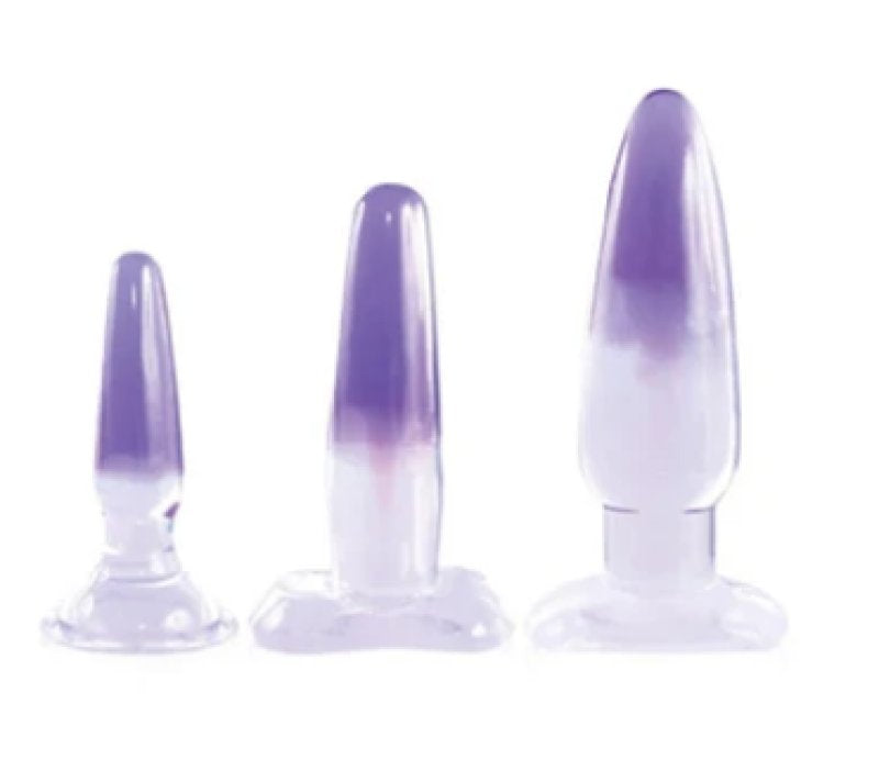 GLITZY TRAINER 3 IN 1 DONG KIT SET - PURPLE