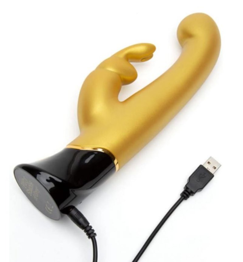 Fifty Shades of Grey Greedy Girl 10 Year Anniversary Gold Rabbit**** - Just for you desires