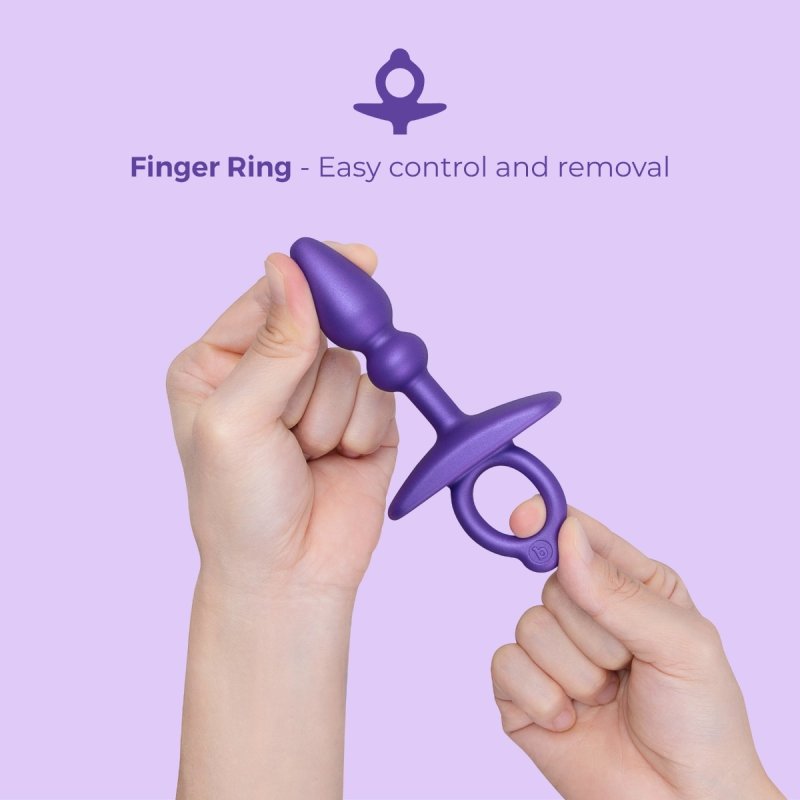 b-Vibe Butties Dart Silicone Anal Plug