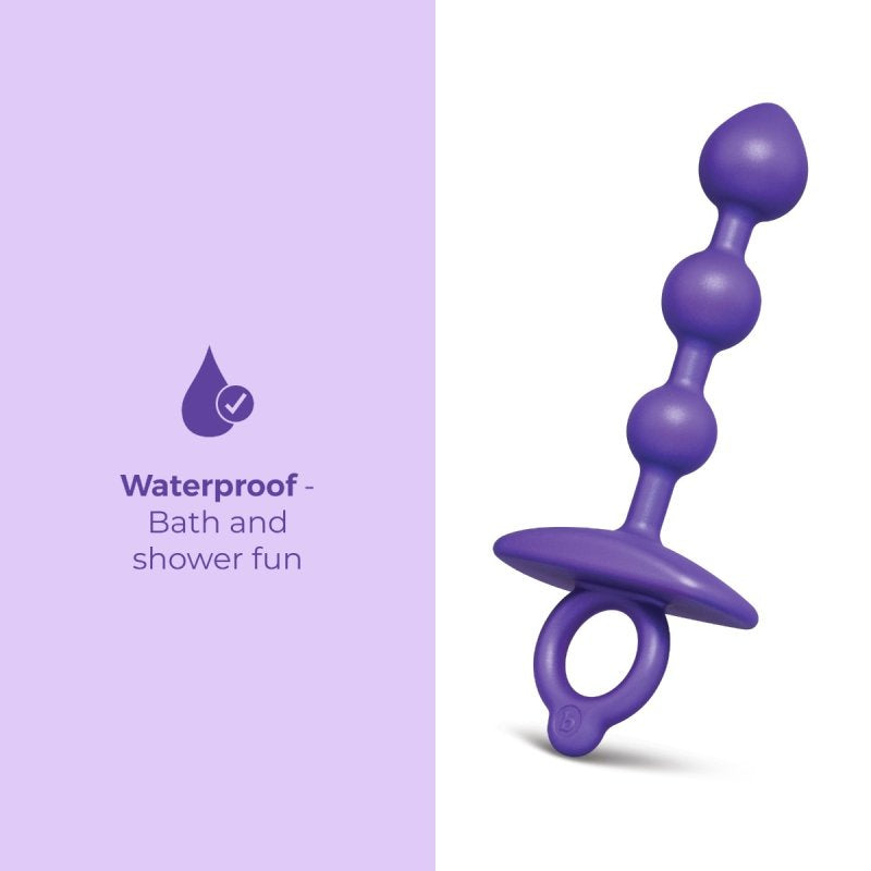 b-Vibe Butties Zip Silicone Anal Bead