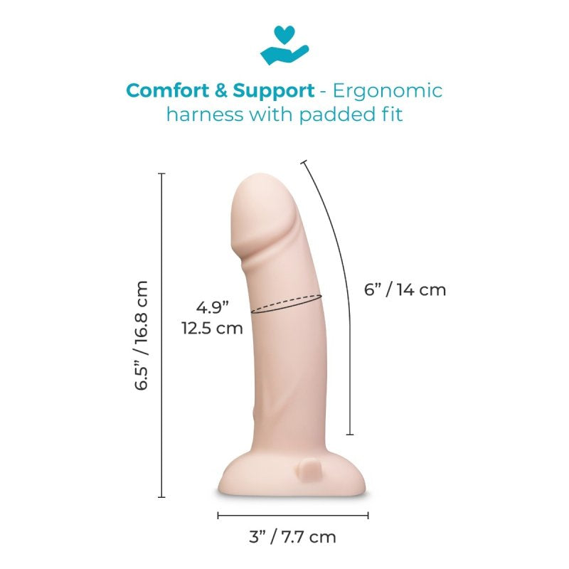 b-Vibe Everybody Vibrating Realistic Strap-On Kit