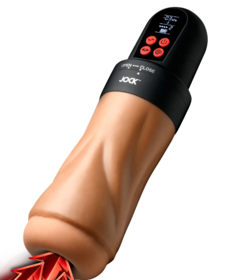 JOCK Sucking & Vibrating Masturbator