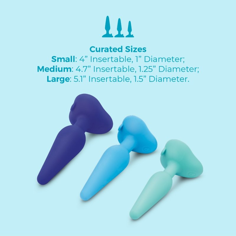 b-Vibe 3pc Anal Training Kit - Just for you desires
