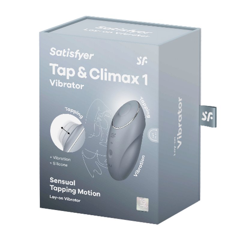 Satisfyer Tap & Climax 1 Bluegrey
