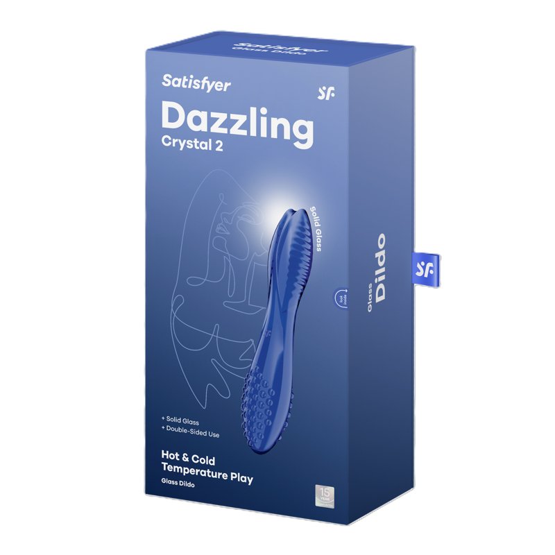 Satisfyer Dazzling Crystal 2 blue - Just for you desires
