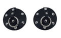 Rouge Leather Studded Nipple Cover Black