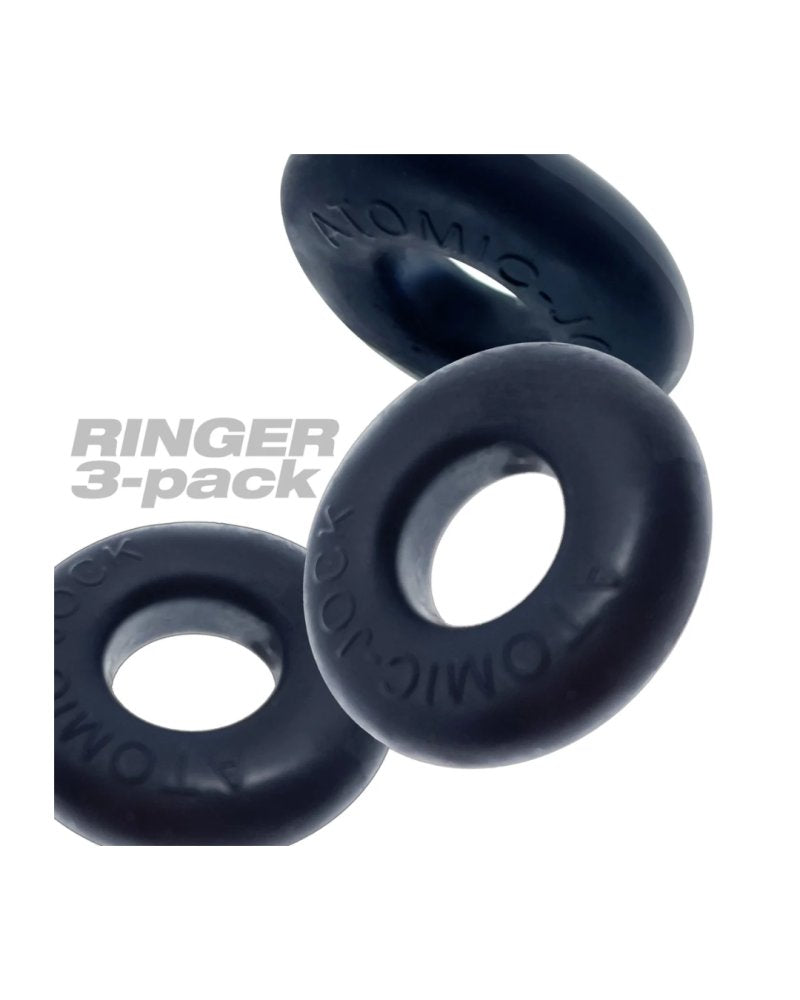OXBALLS RINGER 3-pack cockring plus+SILICONE™ special edition NIGHT