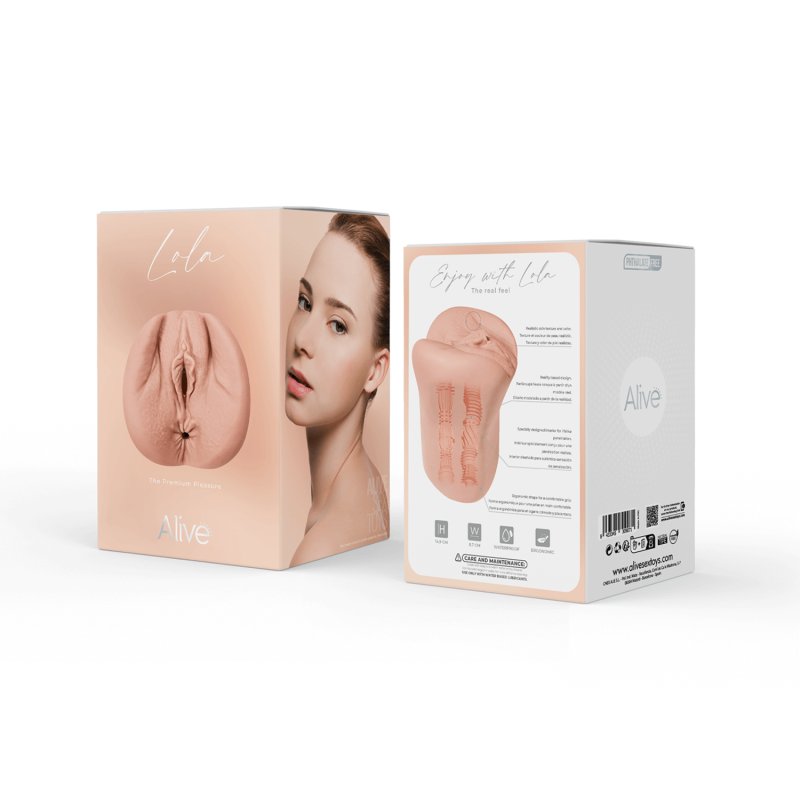 Alive Lola Super Realistic Masturbator L Flesh