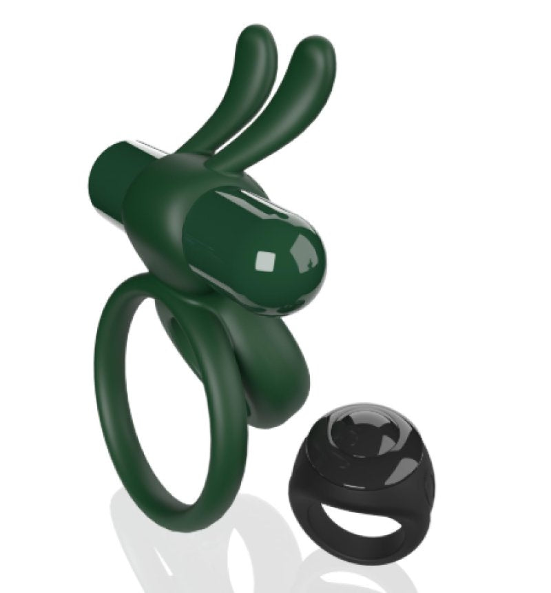 Screaming O Remote Controlled Ohare Vibrating Ring - Green