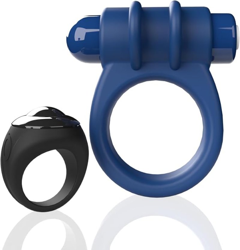 Screaming O Remote Controlled Switch Vibrating Ring - Blue**** - Just for you desires