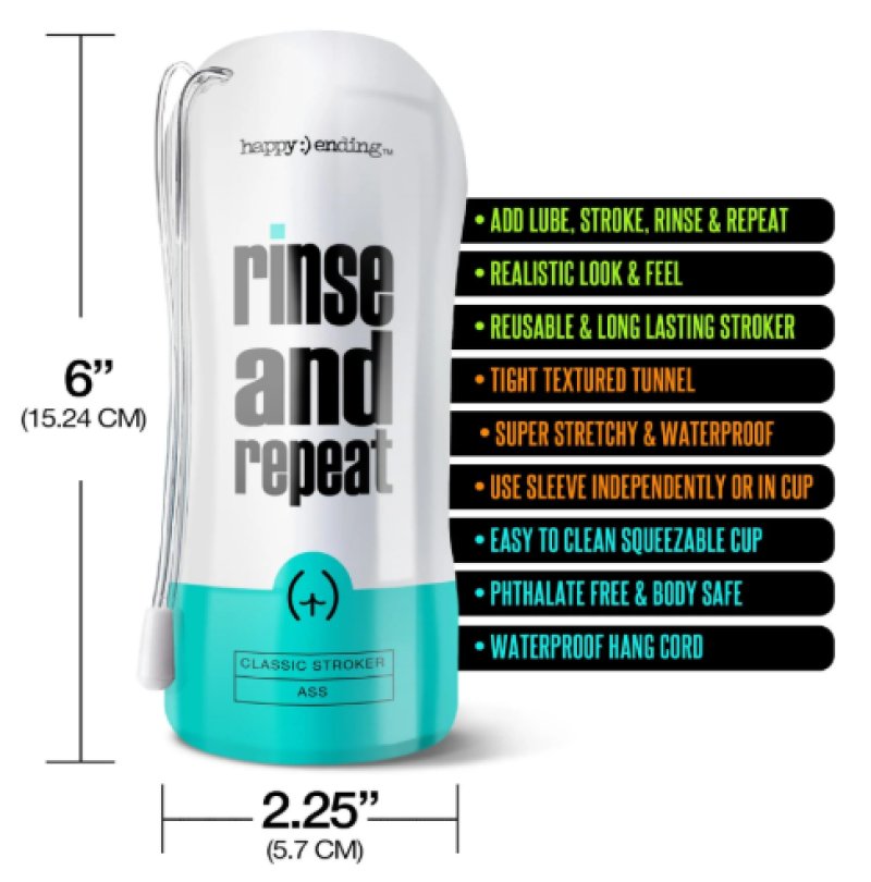 Happy Ending Rinse And Repeat Classic Stroker, Ass****