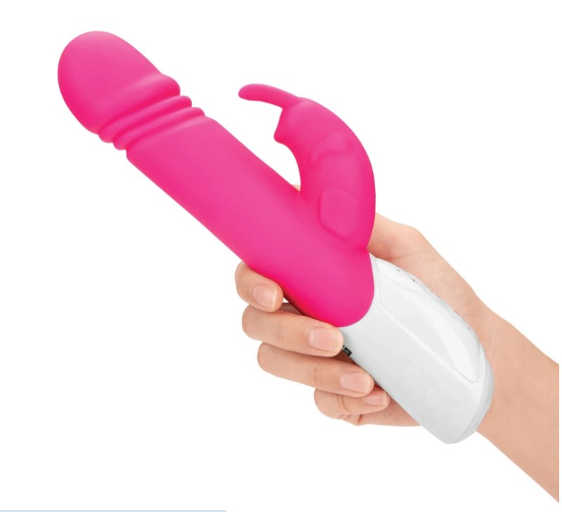 Rabbit Essentials Rechargeable Realistic Rabbit - Hot Pink