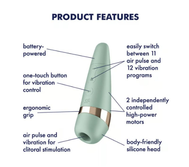 Satisfyer Pro 3+ Battery Series mint