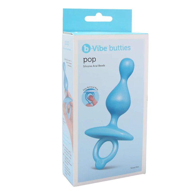 b-Vibe Butties Pop Beaded Silicone Plug