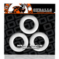 OXBALLS WILLY RINGS 3-pack stretchy cockrings WHITE - Just for you desires