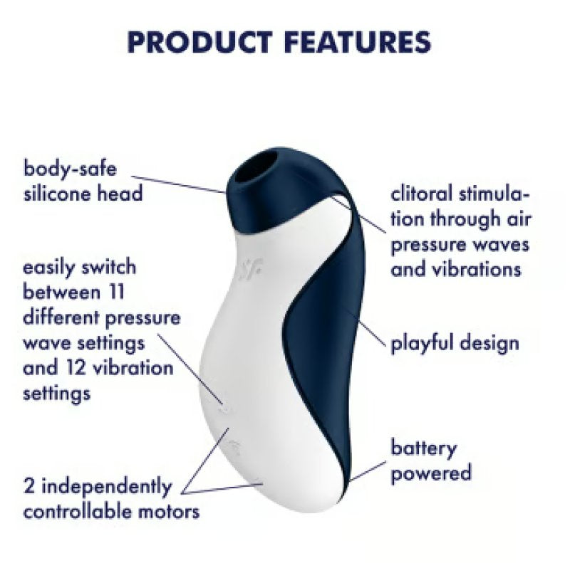 Satisfyer Orca Battery Series blue & white - Just for you desires