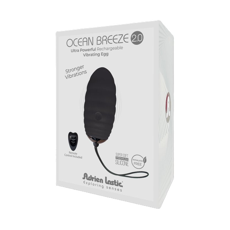 Adrien Lastic Ocean Breeze Rechargeable Bullet with Remote Black 2.0