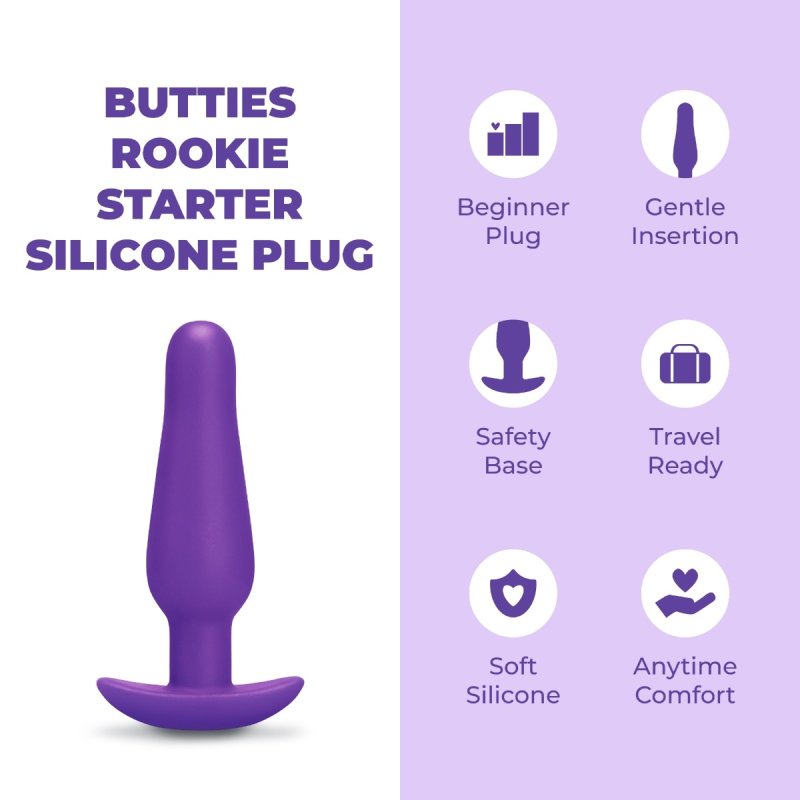 b-Vibe Butties Rookie Starter Silicone Plug