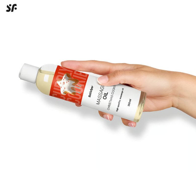 Satisfyer Massage Oil, 250ml Christmas Cookie - Just for you desires