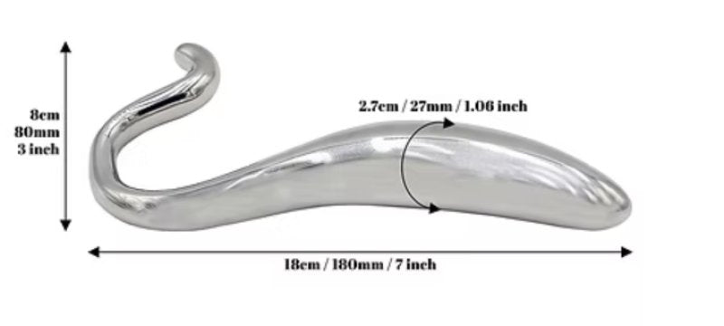 ROUGE Steel Hollow Curved Wand