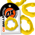 OXBALLS SPINNER single silicone ring YELLOW - Just for you desires