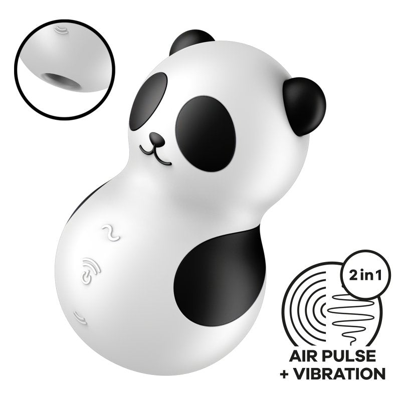 Satisfyer Pocket Panda black & White