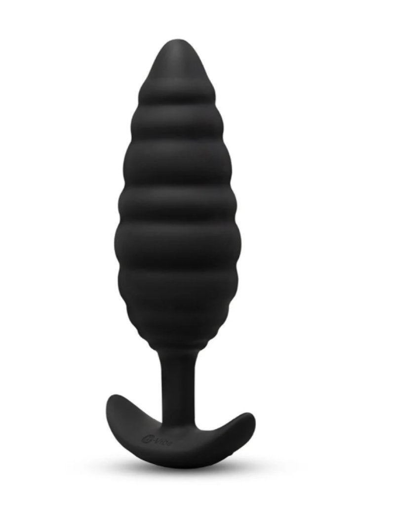 b-Vibe Twist Texture Plug - Black - Just for you desires