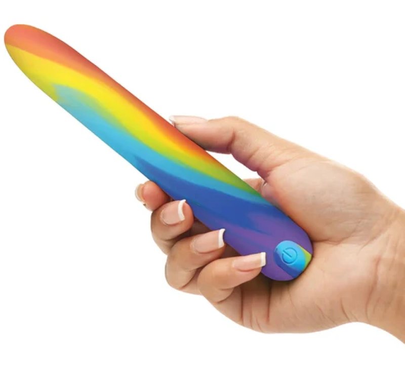 BANG! Rainbow Silicone Vibrator - Just for you desires