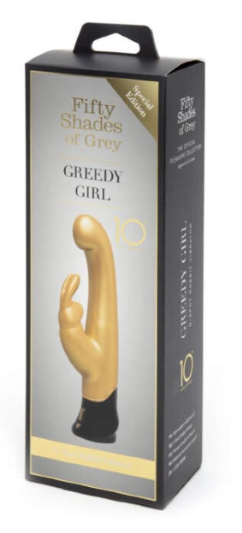 Fifty Shades of Grey Greedy Girl 10 Year Anniversary Gold Rabbit**** - Just for you desires