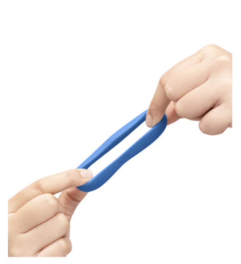 b-Vibe Flex Ring Delta - Silicone Cock Ring - Blue