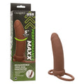 Performance Maxx Rechargeable Thick Dual Penetrator 5" - Brown
