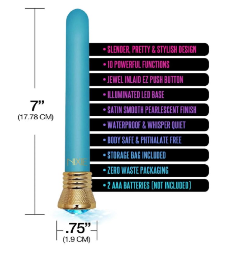 NIXIE Jewel Satin Classic Vibe - Aquamarine****