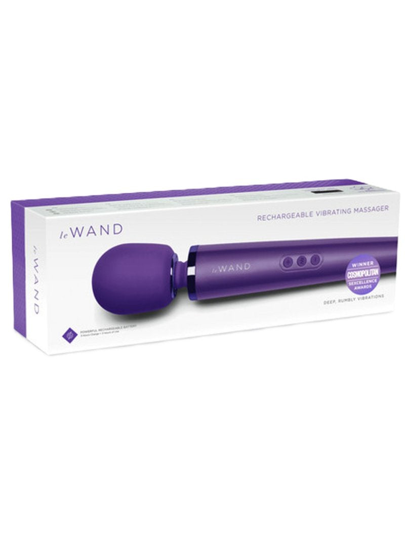 LE WAND PURPLE RECHARGEABLE VIBRATING MASSAGER