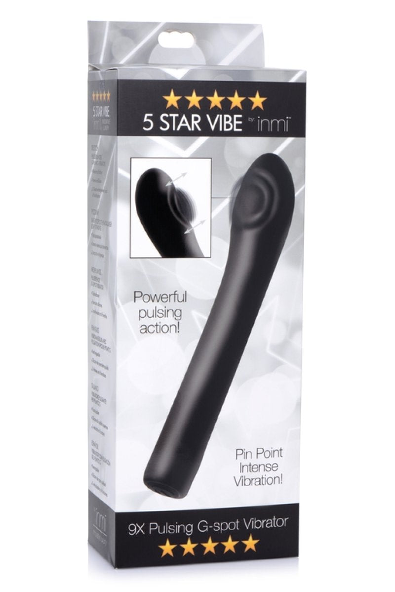 INMI 5 Star 9X Pulsing G-Spot Vibe - Black****