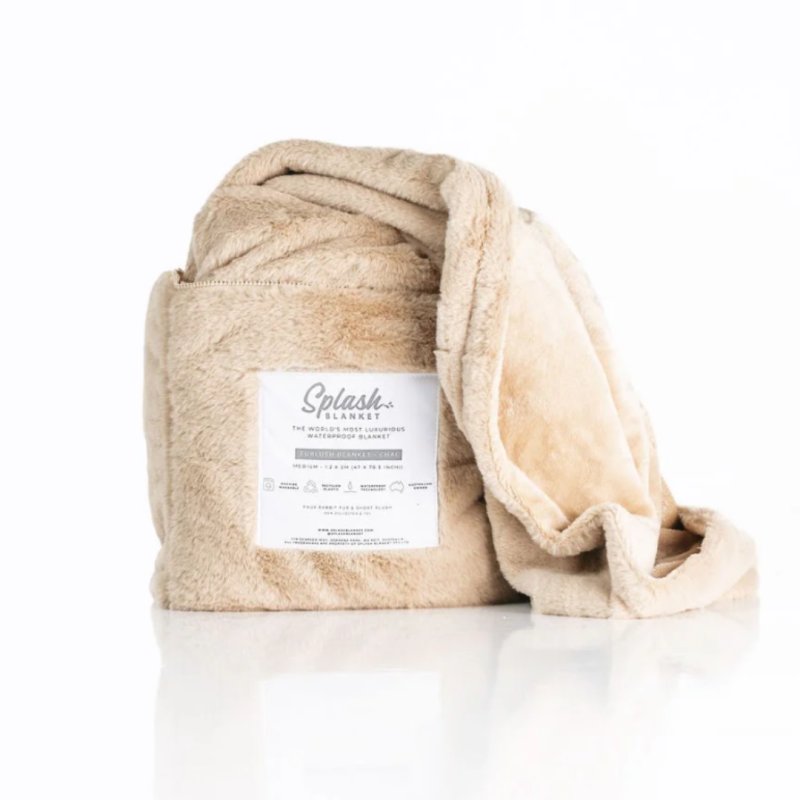 Furlush Splash Blanket Large Chai