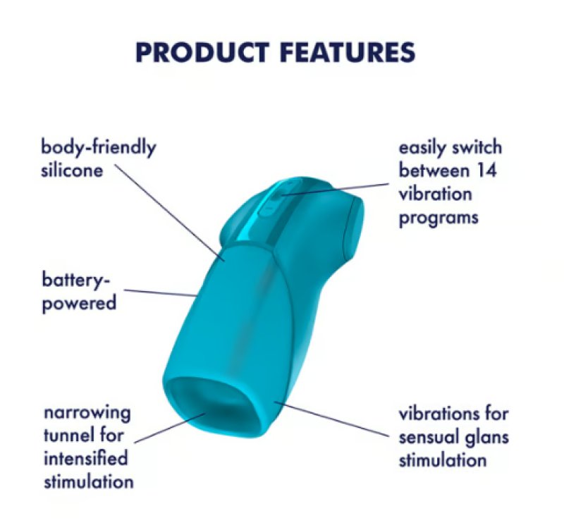 Satisfyer Men Vibration Battery Series blue - Just for you desires