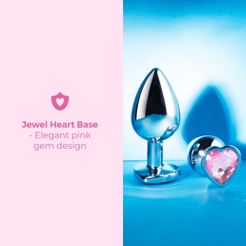 b-Vibe Jewel Heart Metal Training Set - Just for you desires