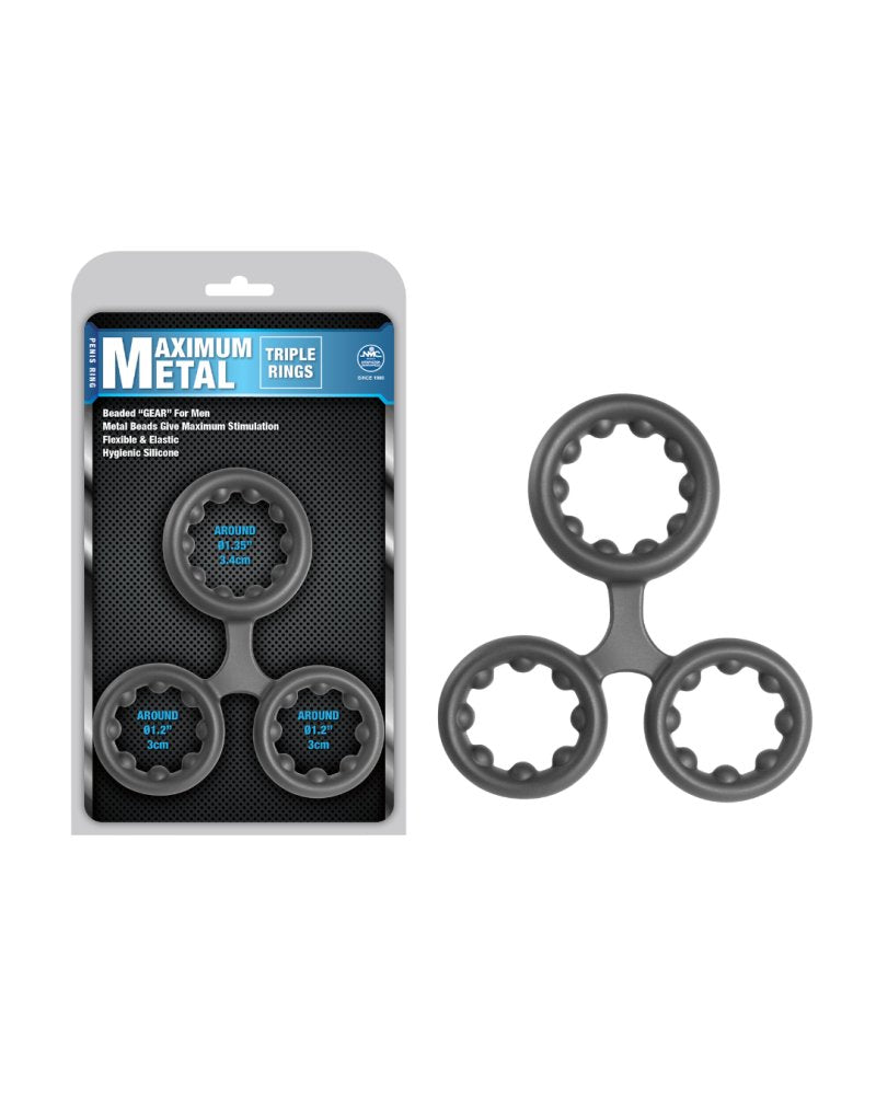 MAXIMUM METAL 3 IN 1 SILICONE ORNAMENT GREY - Just for you desires