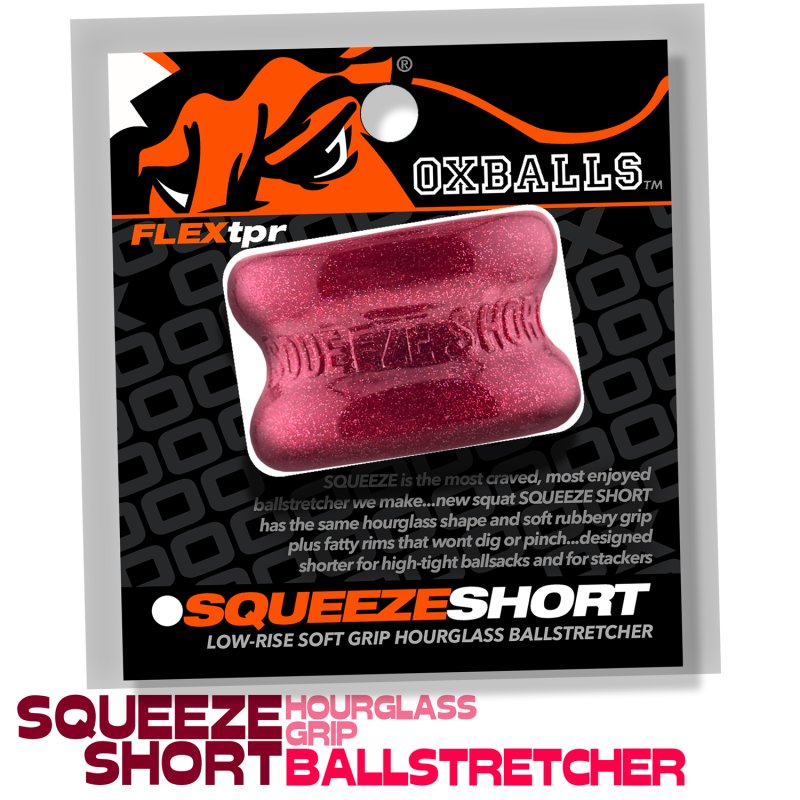 OXBALLS SQUEEZE SHORT ballstretcher CHERRY LIPS