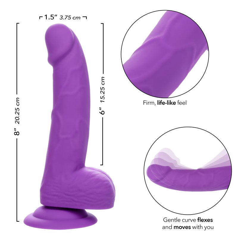 Neon® Silicone Studs® 6"/15.25 cm - Purple - Just for you desires
