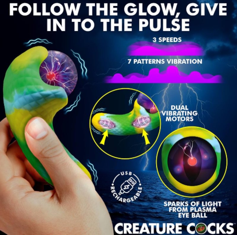 Creature Cocks Electric Eye Plasma Vibrator - Just for you desires