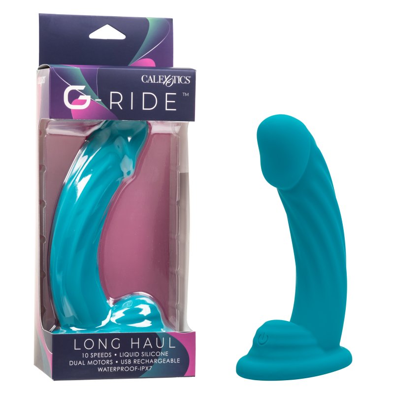 G-Ride Long Haul Vibrator Blue - Just for you desires