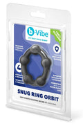 b-Vibe Snug Ring Orbit - Nubby Snug Fit Silicone Cock Ring - Just for you desires
