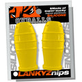 OXBALLS LANKYZ silicone nipsuckers YELLOW - Just for you desires