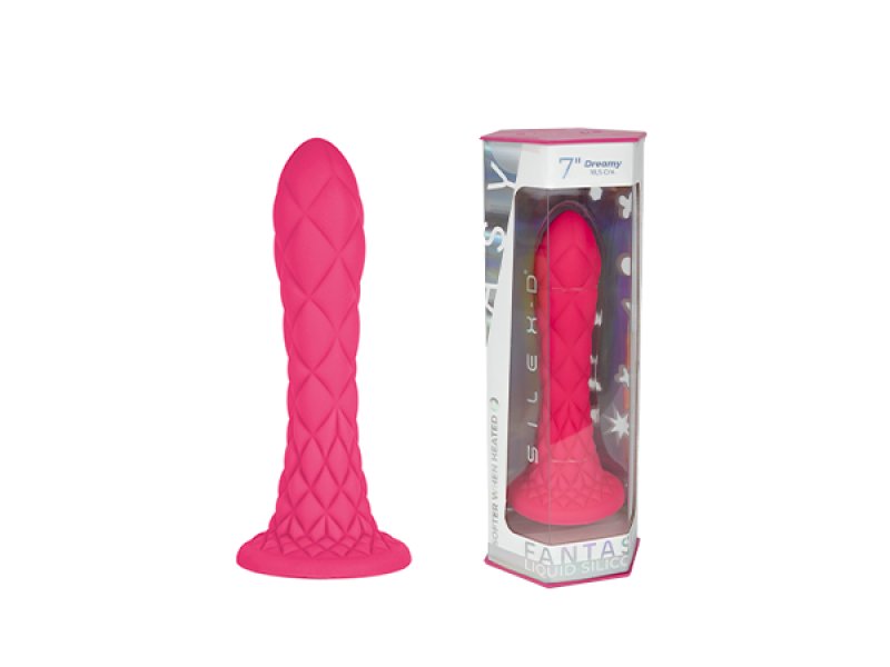 SILEXD 7" FANTASY LIQUID SILICONE DREAMY PINK