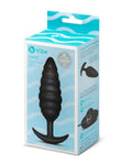 b-Vibe Twist Texture Plug - Black - Just for you desires
