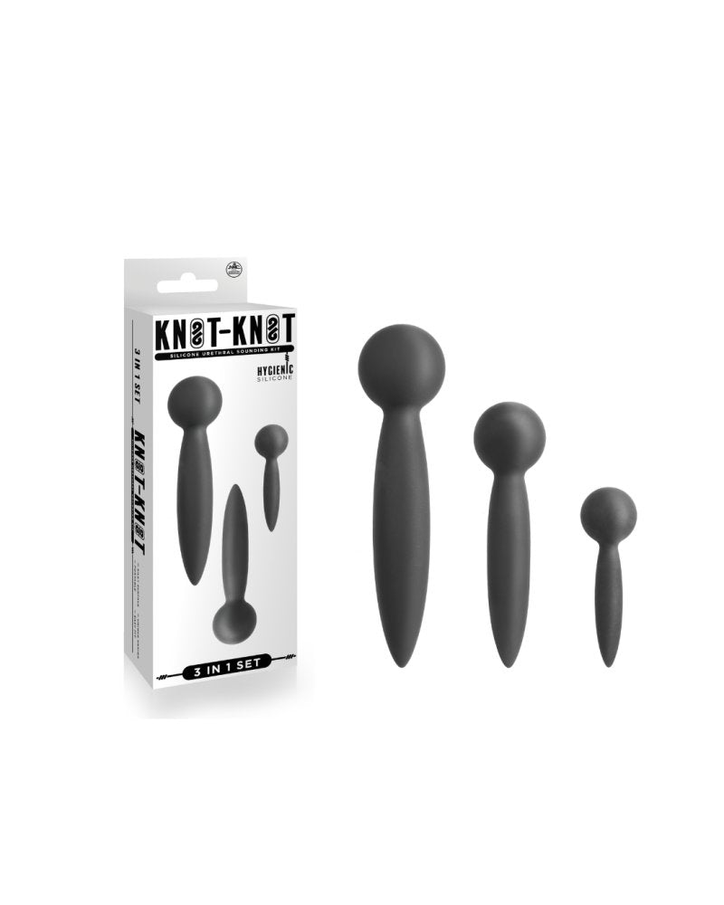 Knot-Knot Silicone Urethral Plug Set