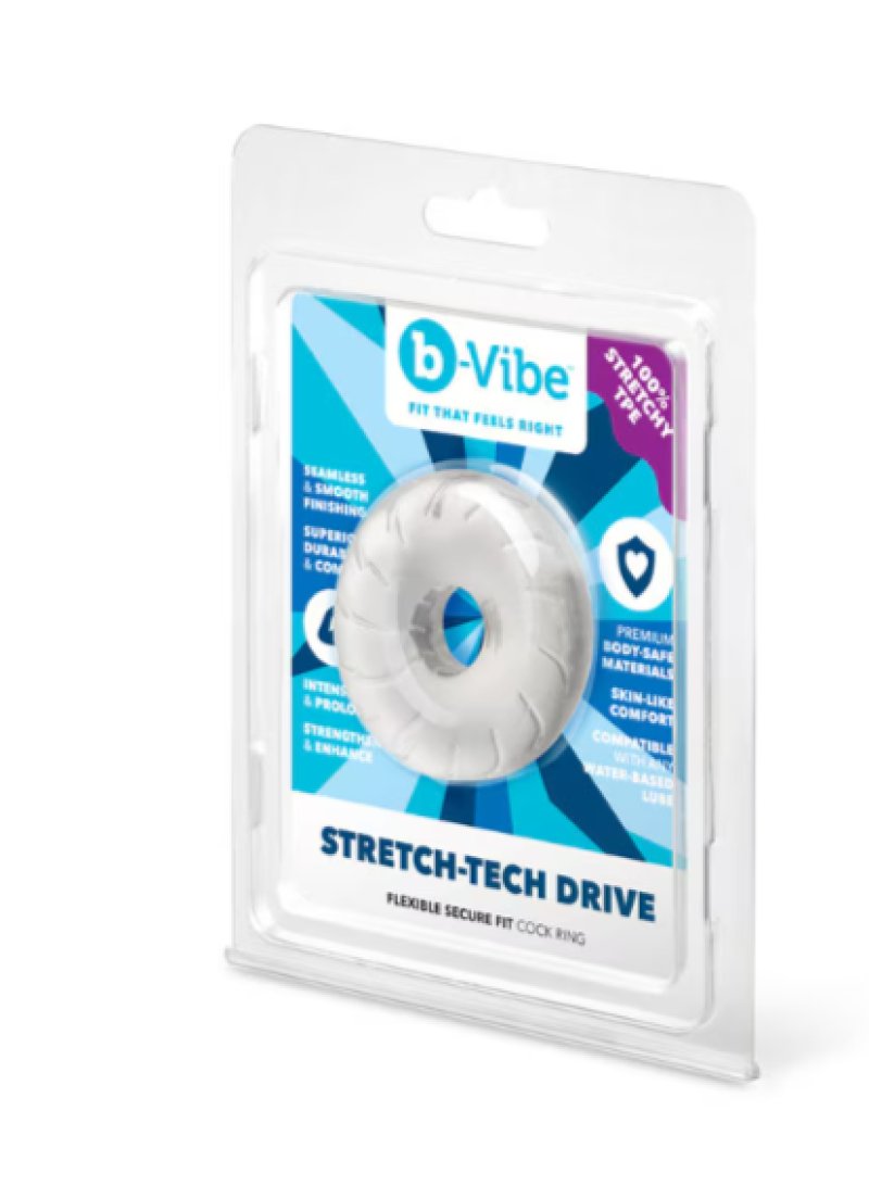 b-Vibe Stretch-Tech Drive - Ultra Stretchy Cock Ring