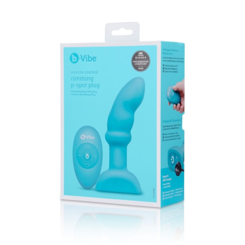 b-Vibe Remote Control Rimming P-Spot Plug - Just for you desires